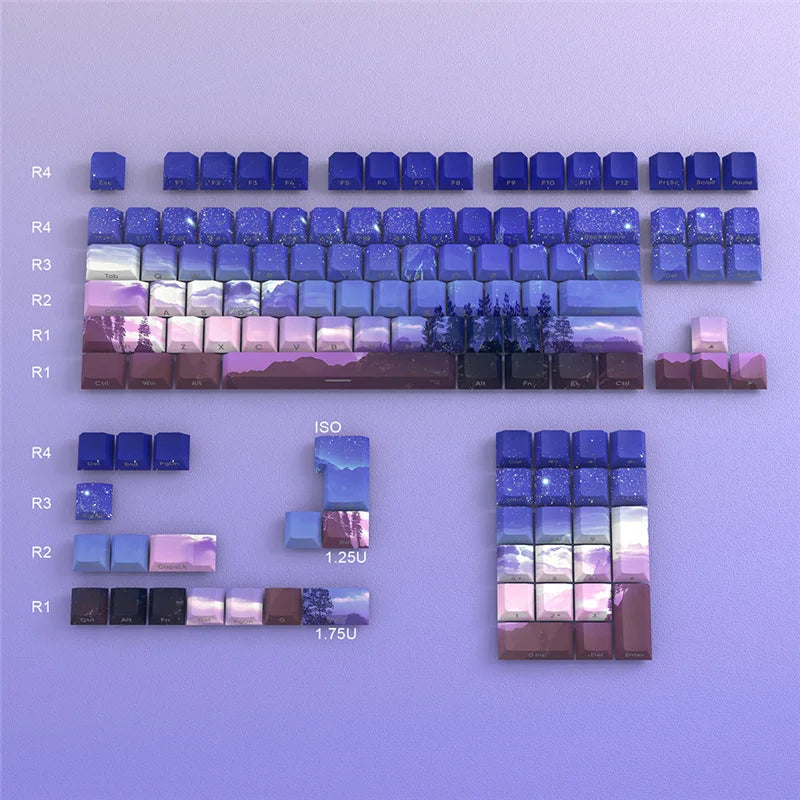 LunarFade Keycaps Set